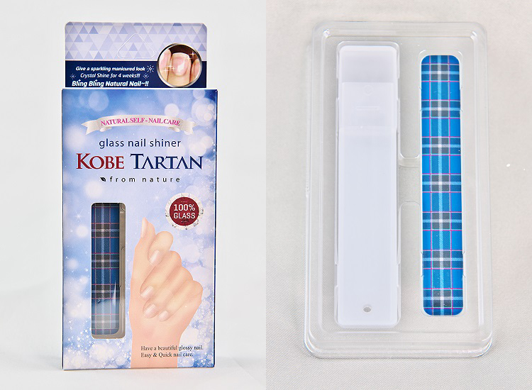 KOBE TARTAN glass nail shiner